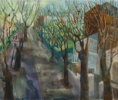 Confinement à Ladbroke Grove : 7, vers Ladbroke Square, 2021 - Mary Kuper