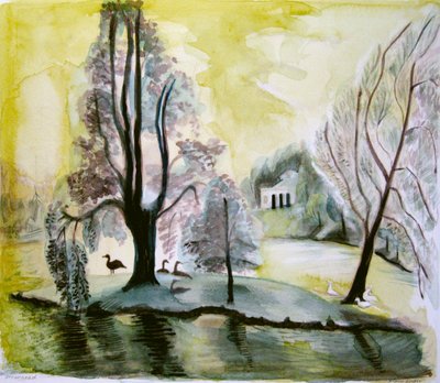 Stourhead, lac du soir, 2006 - Mary Kuper