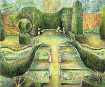 Le Long Jardin, Cliveden, oiseaux, 2002 - Mary Kuper