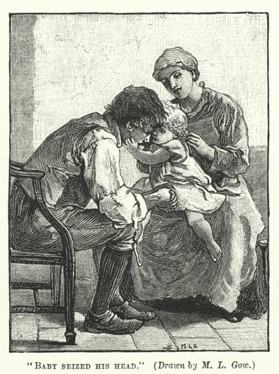 Silas Marner - Le bébé lui saisit la tête - Mary L. Gow