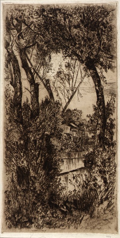Maison au bord d