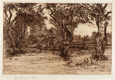 La maison de mes voisins - Easthampton - Mary Nimmo Moran