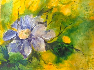 clématite au soleil du soir - Mary Smith