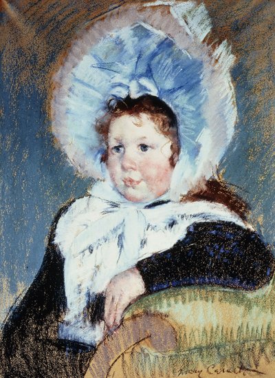 Dorothy avec un très grand bonnet et un manteau sombre, c.1904 - Mary Cassatt