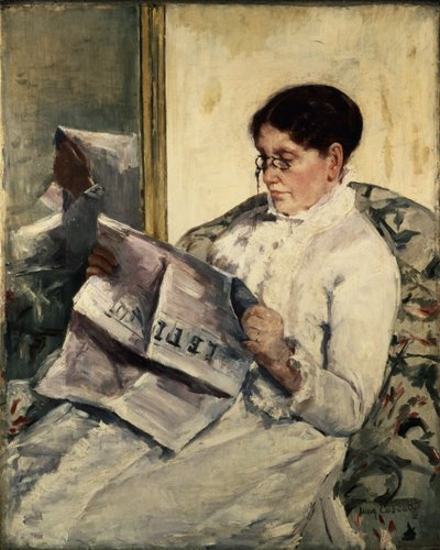 Lecture du Figaro, 1878 - Mary Cassatt
