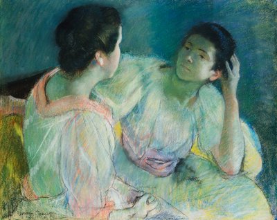 La Conversation - Mary Stevenson Cassatt