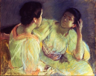 La Conversation, vers 1896 - Mary Stevenson Cassatt