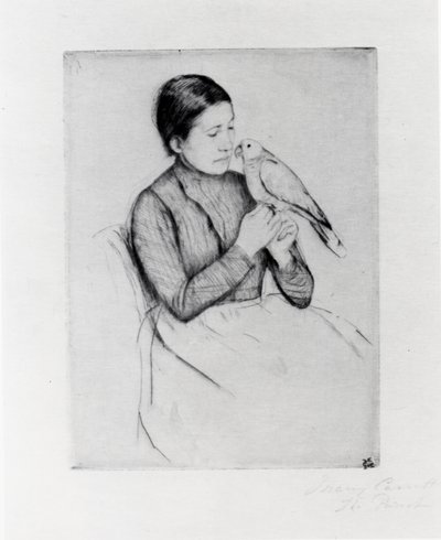 Le Perroquet - Mary Stevenson Cassatt