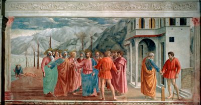 Le paiement du tribut, 1425 - Masaccio Tommaso