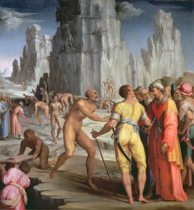La mine de diamants, 1570-71 - Maso da San Friano