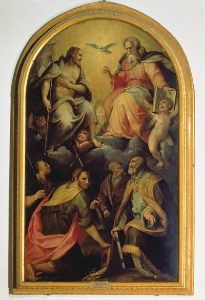 La Sainte Trinité avec les Saints - Maso da San Friano