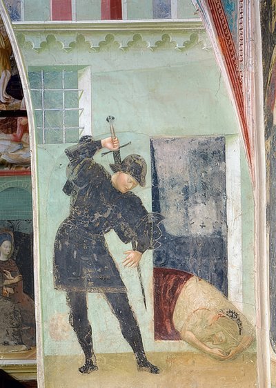 La Décapitation de Jean-Baptiste - Tommaso Masolino da Panicale