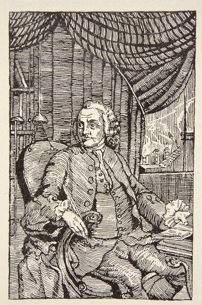 Franklin, copie par Boris Mestchersky (d.1957) illustration de 