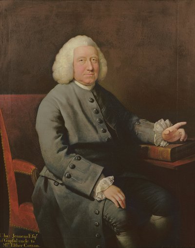 Portrait de Charles Jennens (1700-73), mécène et ami de Handel - Mason Chamberlin