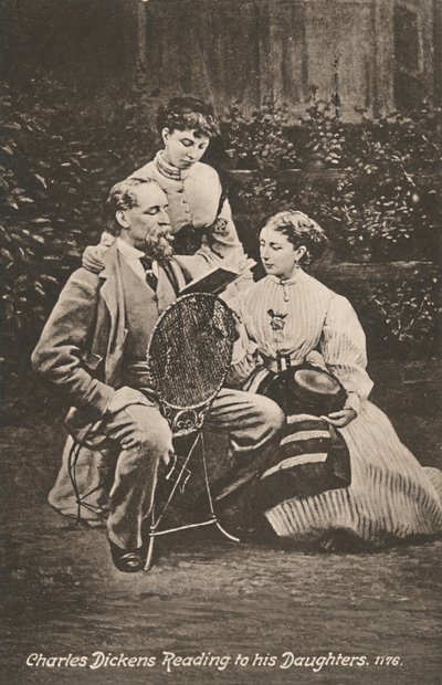 Charles Dickens lisant à ses filles - Mason and Co.