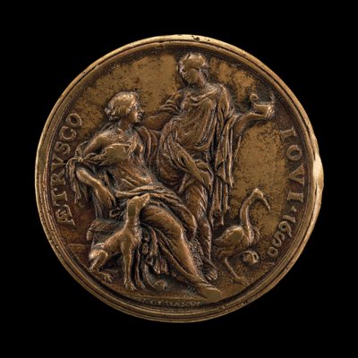 Allégorie de la vigilance et de la loyauté [verso], 1680 - Massimiliano Soldani