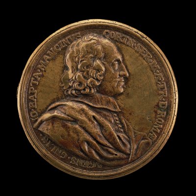 Giovanni Battista Mancini, décédé en 1694, Agent Général de Toscane à Rome [recto], 1680 - Massimiliano Soldani