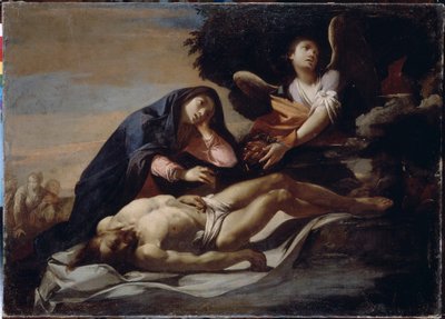 Lamentation sur le corps du Christ - Massimo Stanzione