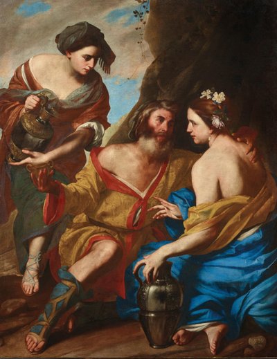 Lot et ses filles, années 1640 - Massimo Stanzione