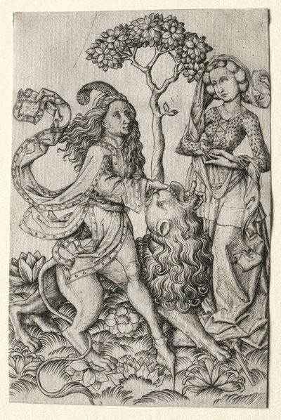 Samson déchirant le lion - Master ES