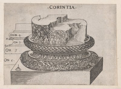Speculum Romanae Magnificentiae : Base corinthienne - Master GA