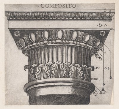 Speculum Romanae Magnificentiae: Chapiteau ionique - Master GA