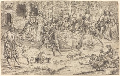 Banquet dans le parc d