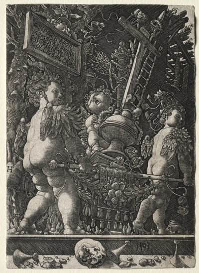 Anges portant les emblèmes de la Passion - Master H. L.