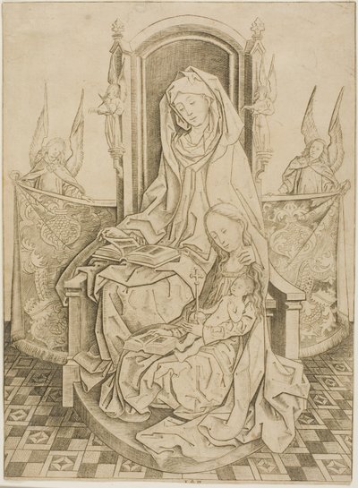 Sainte Anne, la Vierge et l