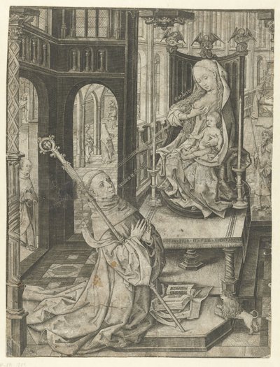 La lactation de Saint Bernard - Master I.A.M. of Zwolle