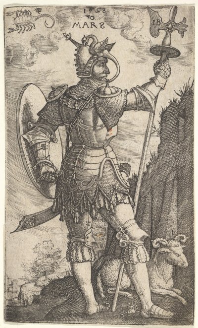 Mars des Dieux qui président aux planètes, 1528 - Master I.B.