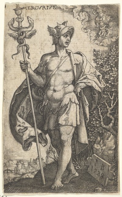 Mercure des Dieux qui président aux planètes, 1528 - Master I.B.