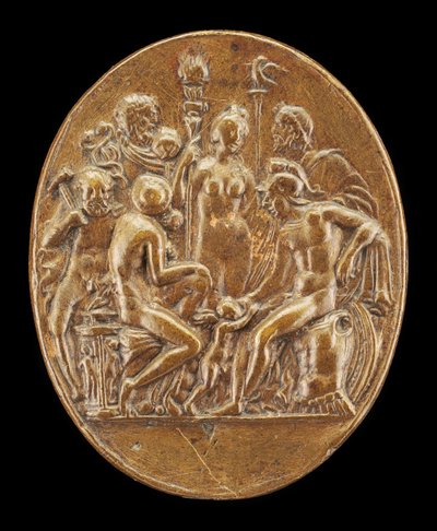 Assemblée des dieux, seconde moitié du 15e siècle - Master IO.FF.