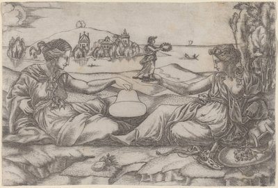 Deux Figures Allégoriques (Rome et Liberté ?) - Master IRs