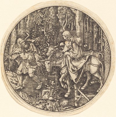 La Fuite en Égypte - Master L after Albrecht Dürer