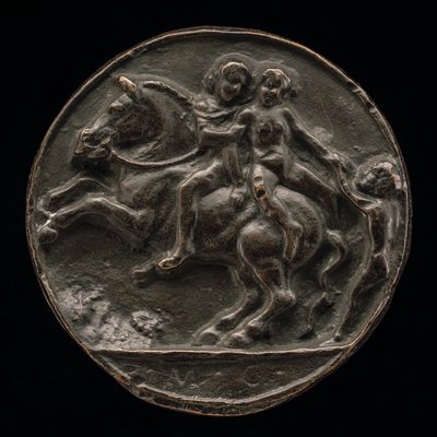 Nymphe Enlevée par un Cavalier, vers 1500 - Master M.C.