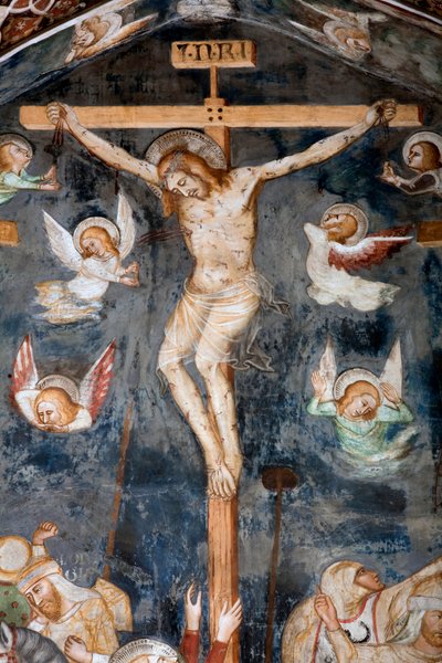 La Crucifixion (détail) - Master Trecentesco of Sacro Speco School