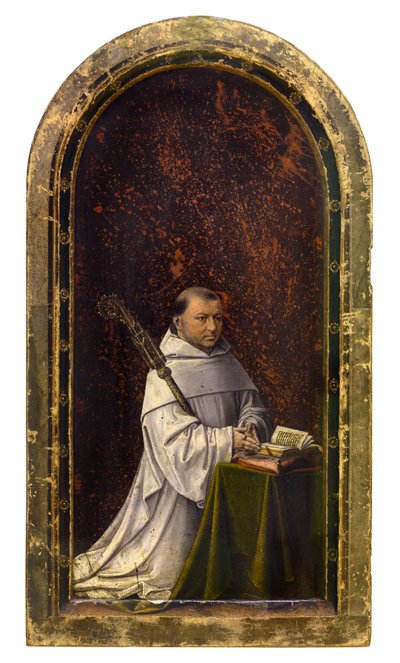 Diptyque de Robrecht de Clercq, Abbé de Ter Duinen, c.1499 - Master of 1499