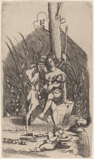 Famille de satyre - Master of 1515
