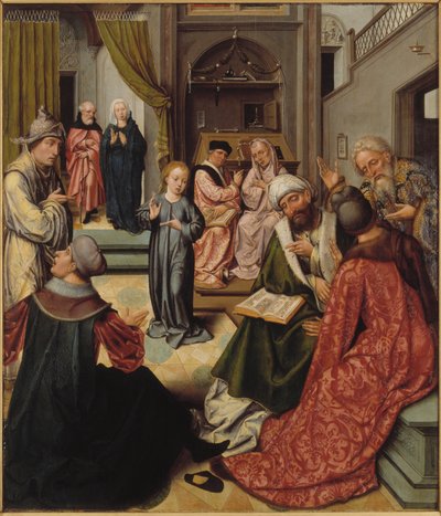 Le Christ parmi les docteurs, 1515 - Master of 1518.