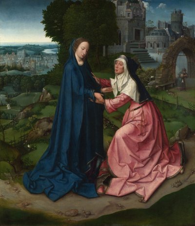 La Visitation de la Vierge à Sainte Élisabeth. Panneau d