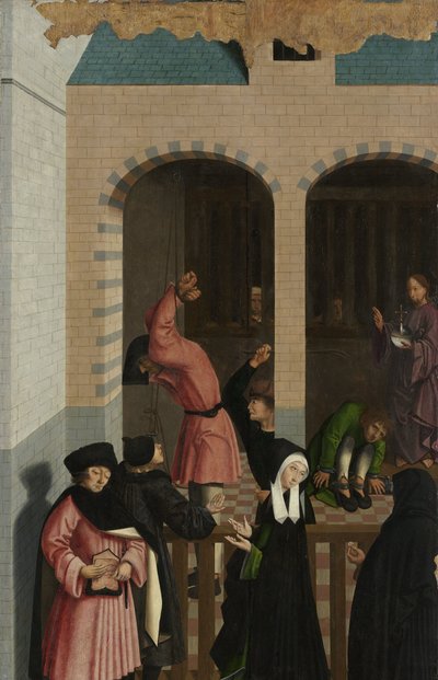 Les sept œuvres de miséricorde (détail) - Master of Alkmaar