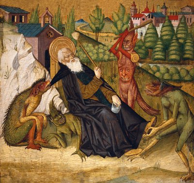 La tentation de Saint Antoine dans le désert - Master of Bonnat