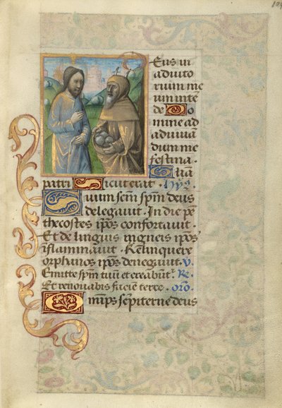 La tentation du Christ - Master of Cardinal Bourbon