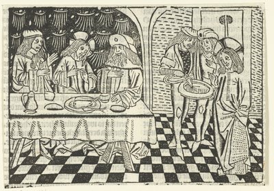 Repas chez les Pharisiens - Master of Delft (attributed to)