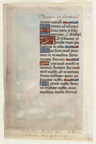 Annonciation aux bergers, d