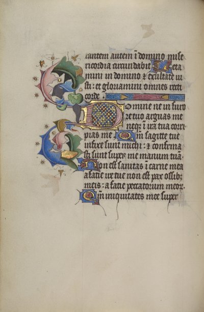 Initiale D décorée - Master of Guillebert de Mets