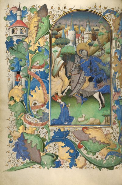 Saint Georges et le dragon - Master of Guillebert de Mets