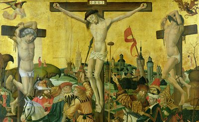 La Crucifixion, vers 1500 (détail) - Master of Hamburg
