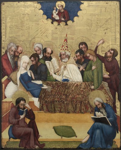 Mort de la Vierge, vers 1400 (tempera et huile avec or sur panneau) - Master of Heiligenkreuz